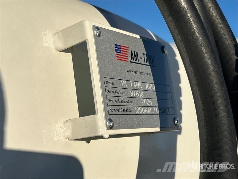AM Tank 1000 1050 gal Skid Mounted Steel Diesel Fuel Fuel and additive tanks