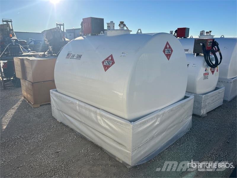 AM Tank 1000 1050 gal Skid Mounted Steel Diesel Fuel Fuel and additive tanks