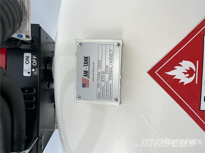 AM Tank 1000 gal Skid Mounted Steel Diesel Fuel Tank Fuel and additive tanks