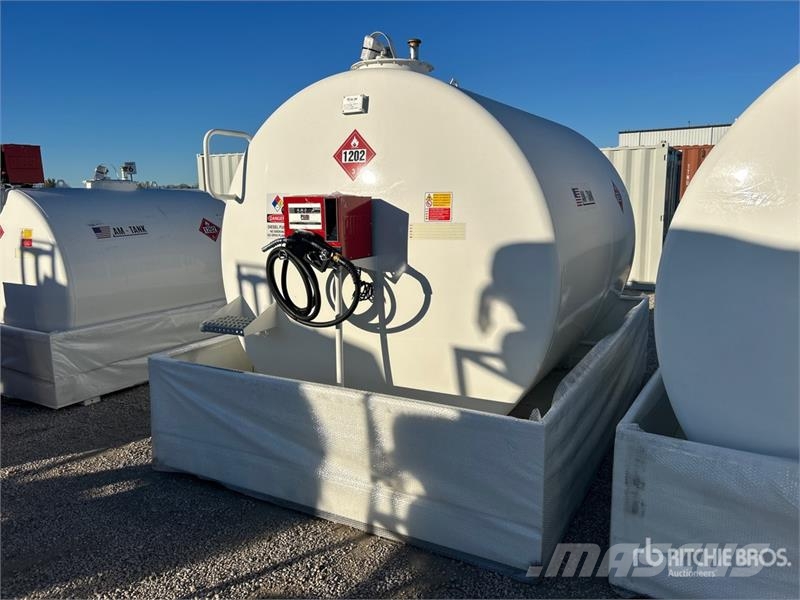 AM Tank 2300 N 2376 gal Skid Mounted Steel Diesel Fue Degvielas un piedevu tvertnes