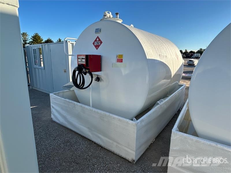 AM Tank 2300 N 2376 gal Skid Mounted Steel Diesel Fue Degvielas un piedevu tvertnes