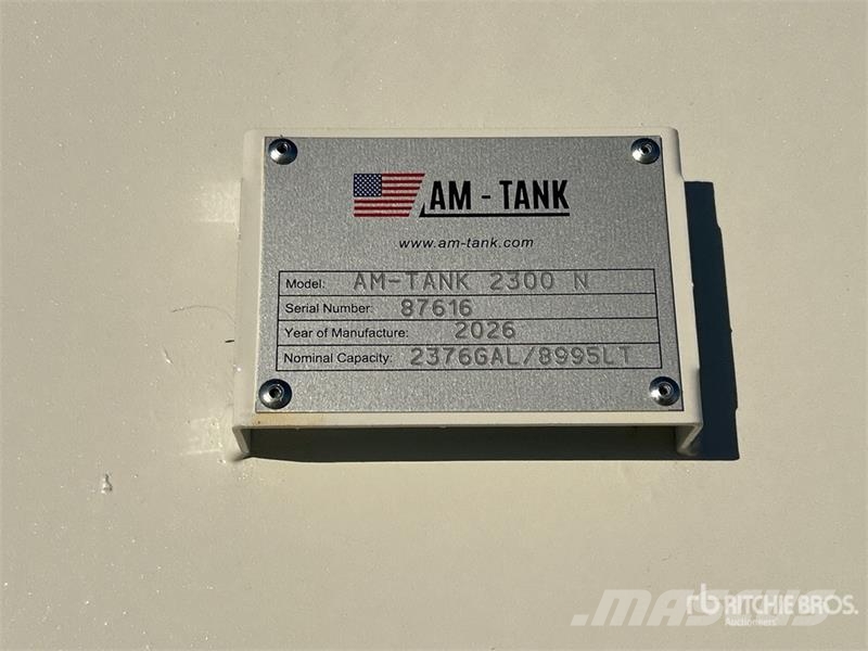 AM Tank 2300 N 2376 gal Skid Mounted Steel Diesel Fue Degvielas un piedevu tvertnes