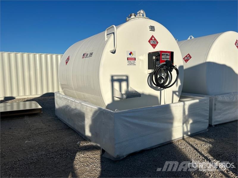 AM Tank 2300 N 2376 gal Skid Mounted Steel Diesel Fue Degvielas un piedevu tvertnes