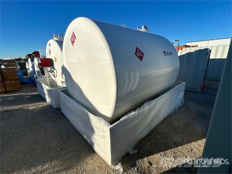 AM Tank 2300 N 2376 gal Skid Mounted Steel Diesel Fue Degvielas un piedevu tvertnes