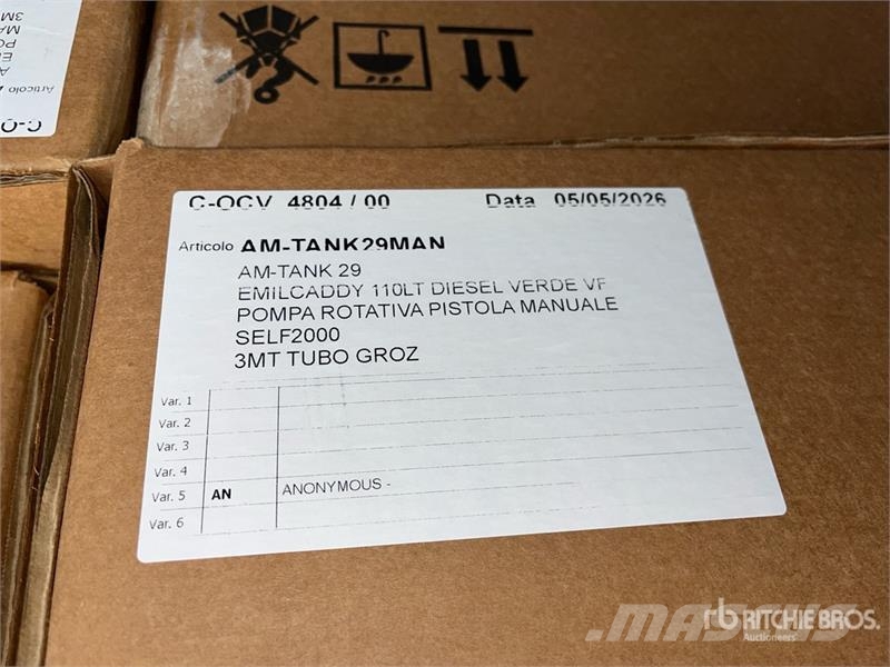 AM Tank 29 gal Portable Poly Fuel Tank (Unused) Fuel and additive tanks