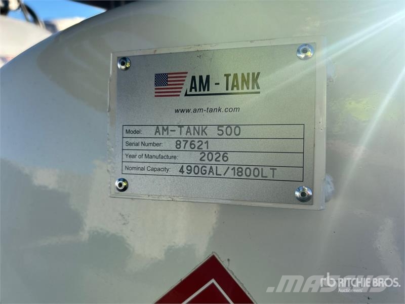 AM Tank 500 490 gal Skid Mounted Steel Diesel Fuel Ta Fuel and additive tanks