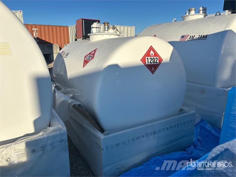 AM Tank 500 490 gal Skid Mounted Steel Diesel Fuel Ta Fuel and additive tanks