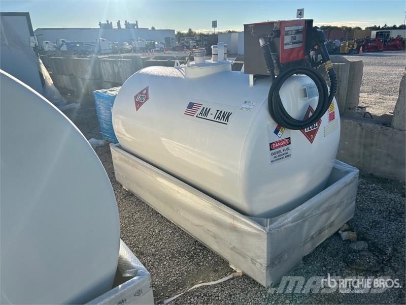 AM Tank 500 490 gal Skid Mounted Steel Diesel Fuel Ta Fuel and additive tanks