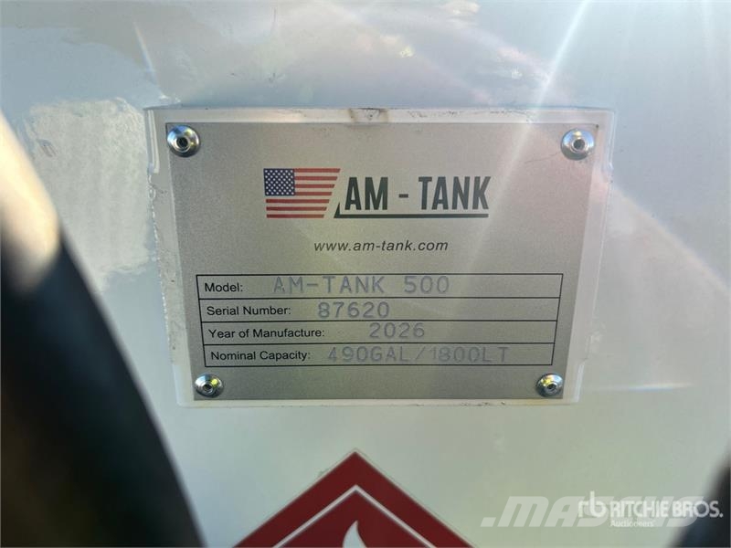 AM Tank 500 490 gal Skid Mounted Steel Diesel Fuel Ta Fuel and additive tanks