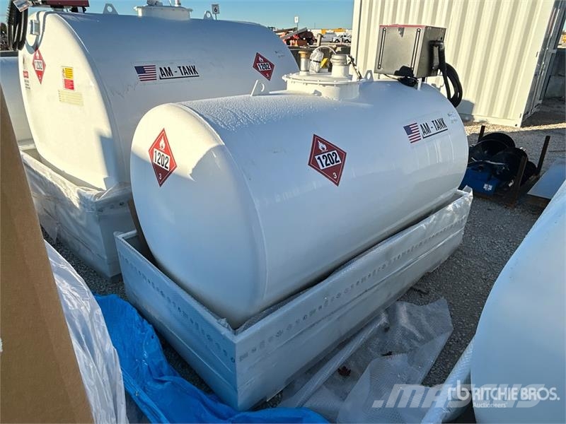 AM Tank 500 490 gal Skid Mounted Steel Diesel Fuel Ta Fuel and additive tanks
