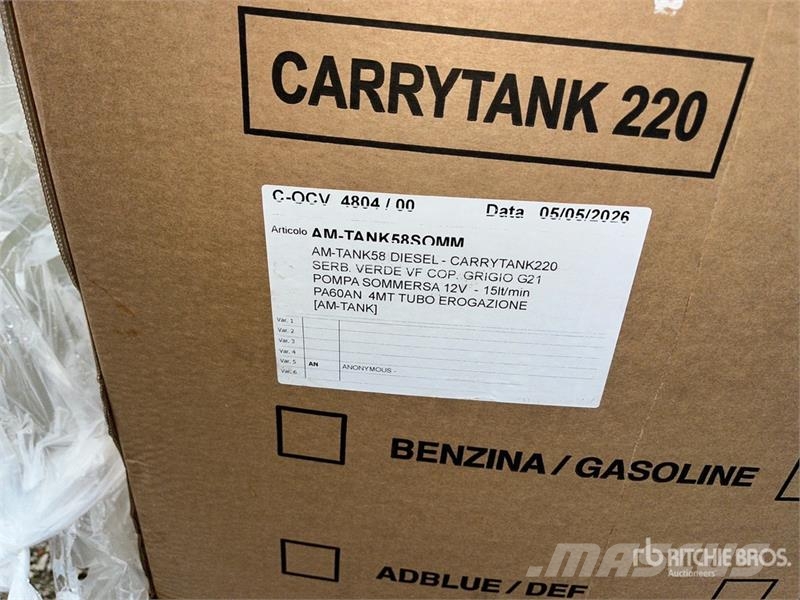 AM Tank 58 gal Portable Poly Diesel Fuel Tank (Unused Fuel and additive tanks