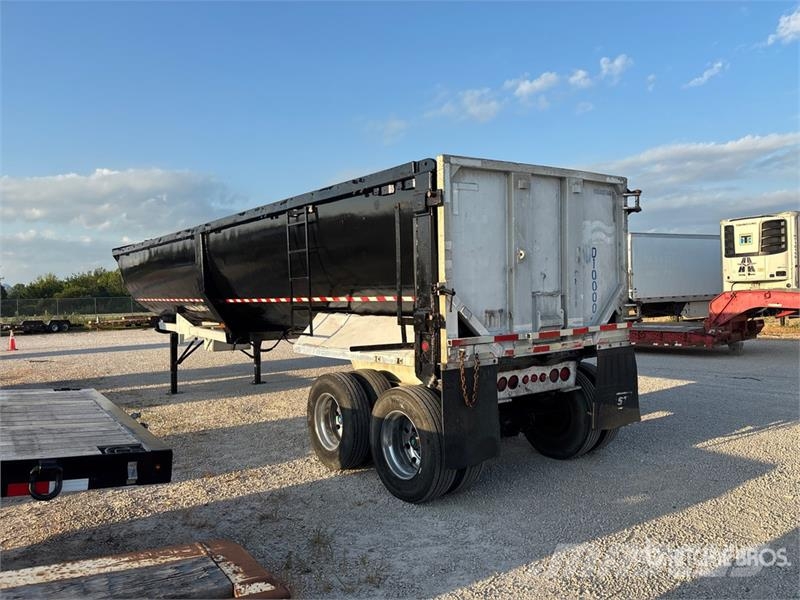 American Trailer ATI-4052 40 ft T/A Frameless End Dump Trai Tipper trailers