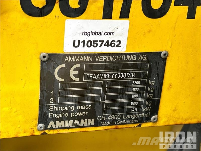 Ammann T16 Double Drum Roller Twin drum rollers