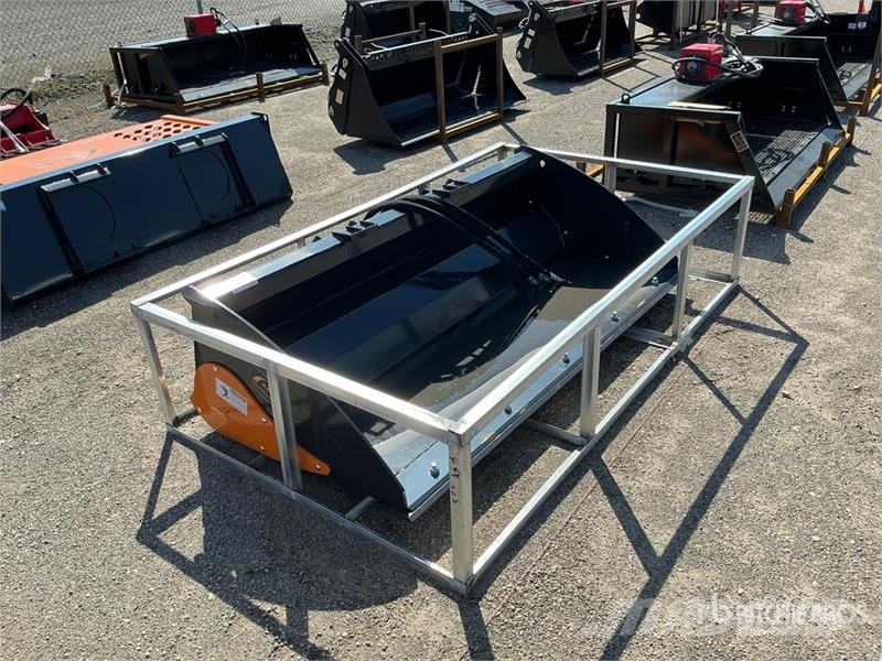 Arteer PRB-78W 78 in Power Rake Skid Steer Bucket (Unused Skuffer