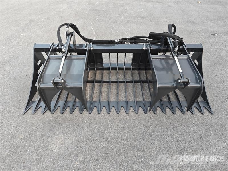 Arteer RGB-84W 84 in Rock Skid Steer Grapple Bucket (Unus Greifer