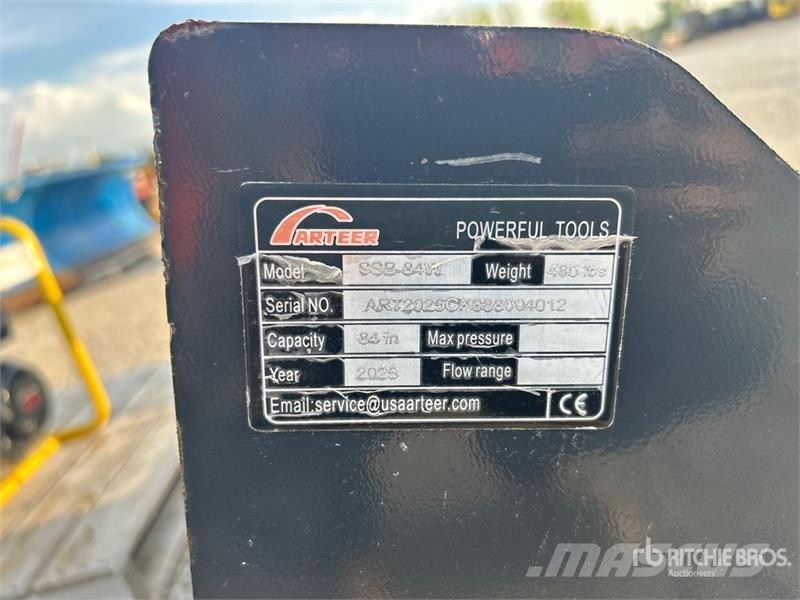 Arteer SSB-84W 84 in Skeleton Skid Steer Bucket Pistoane