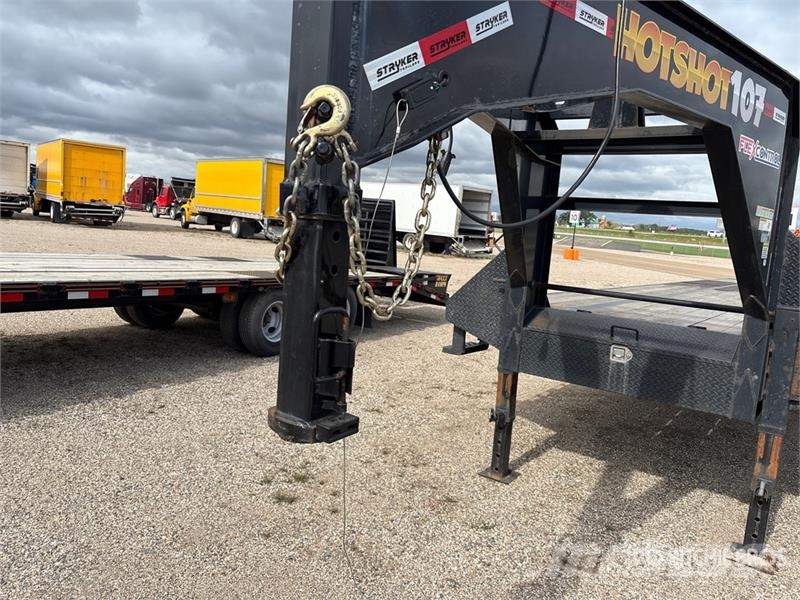 Ascend GNW40-20 STDK 40 ft T/A Gooseneck Equipment Traile Car carrier