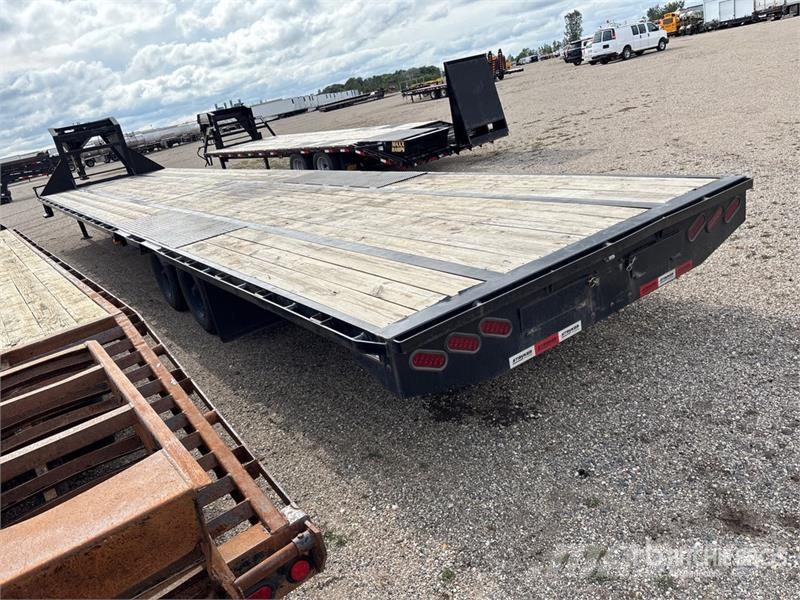 Ascend GNW40-20 STDK 40 ft T/A Gooseneck Equipment Traile Car carrier