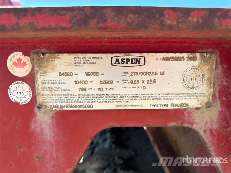 Aspen FGE45-3 Tri/A Scissor Neck Folding Neck Trailer Niski utovarivači