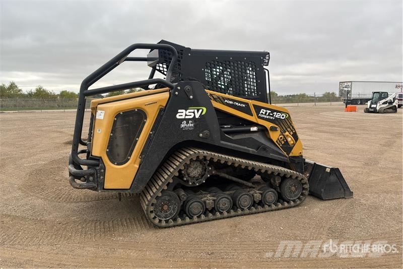 ASV RT120F Two-Speed High Flow Forestry Compact Track Skid steer mini utovarivači