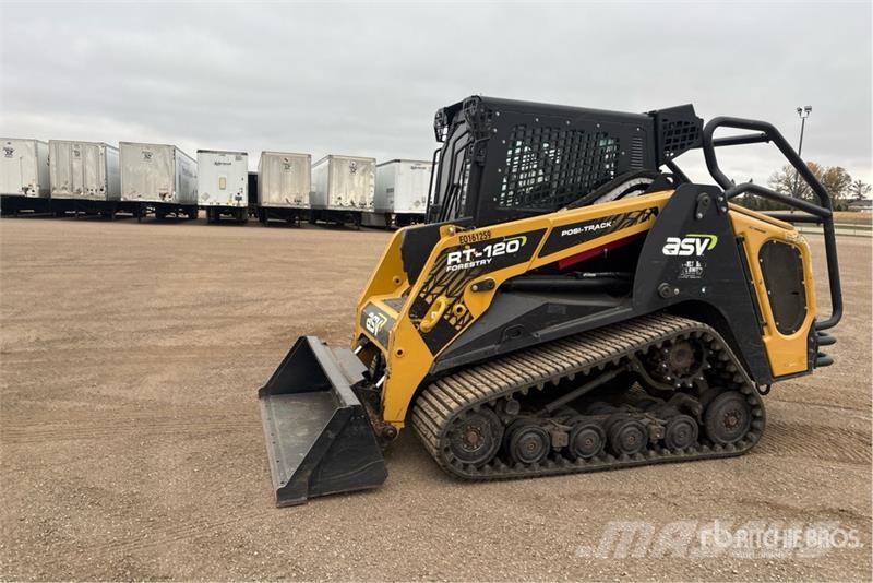 ASV RT120F Two-Speed High Flow Forestry Compact Track Skid steer mini utovarivači