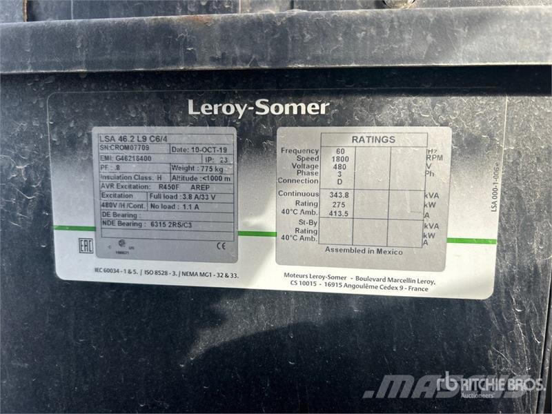 Atlas Copco QAS 330 JD FT4 SUNB 264 kW Mobile Generator Set 柴油發電機