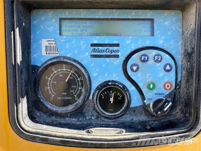 Atlas Copco XAHS950 950 cfm Mobile Air Compressor Compressors