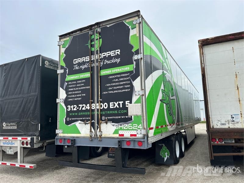 Atro 53 ft T/A Van Trailer Reboques baú