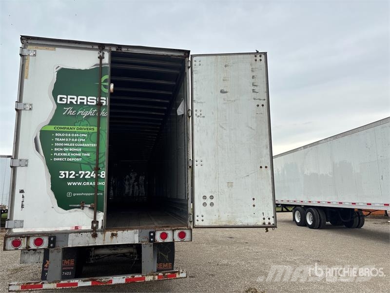Atro 53 ft x 102 in T/A Van Trailer Dobozos pótkocsik