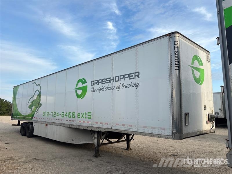 Atro 53 ft x 102 in T/A Van Trailer Dobozos pótkocsik