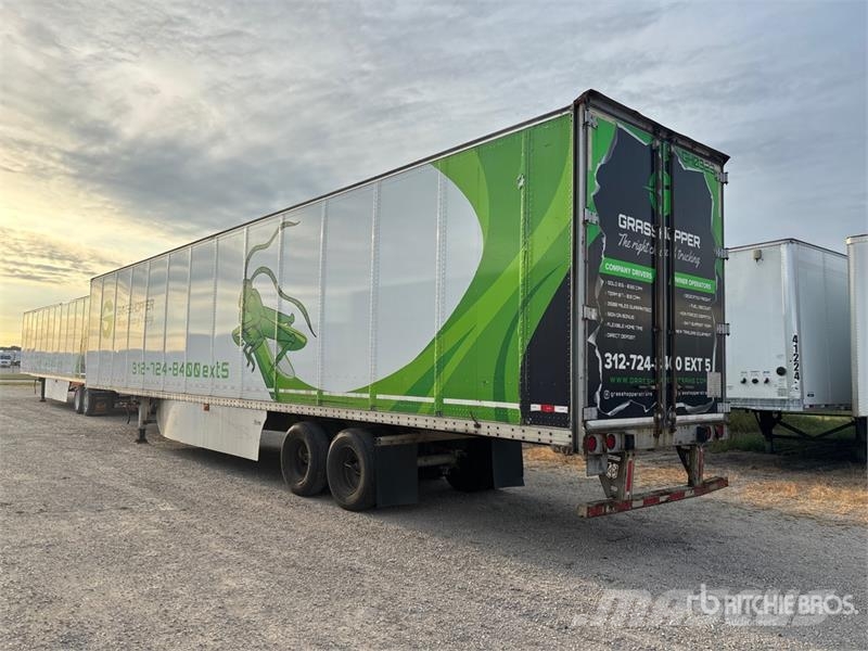 Atro 53 ft x 102 in T/A Van Trailer Dobozos pótkocsik