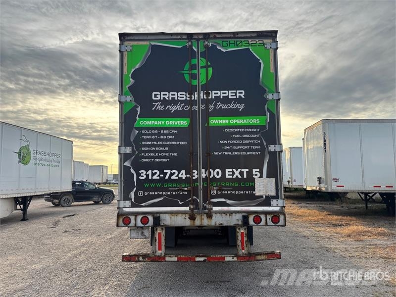 Atro 53 ft x 102 in T/A Van Trailer Dobozos pótkocsik