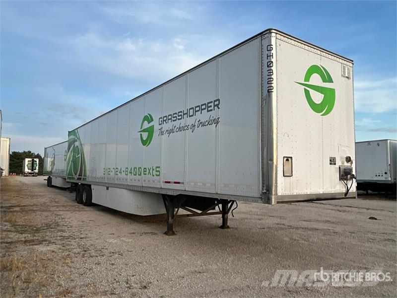 Atro 53 ft x 102 in T/A Van Trailer Dobozos pótkocsik