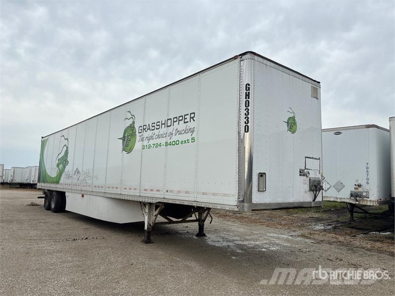 Atro 53 ft x 102 in T/A Van Trailer Dobozos pótkocsik