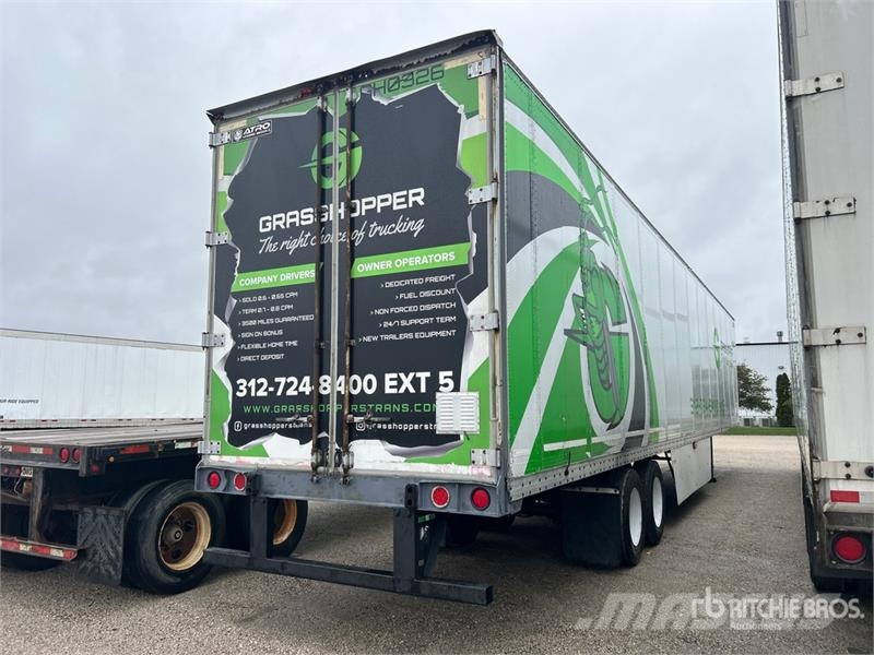 Atro 53 ft x 102 in T/A Van Trailer Skappåbygg
