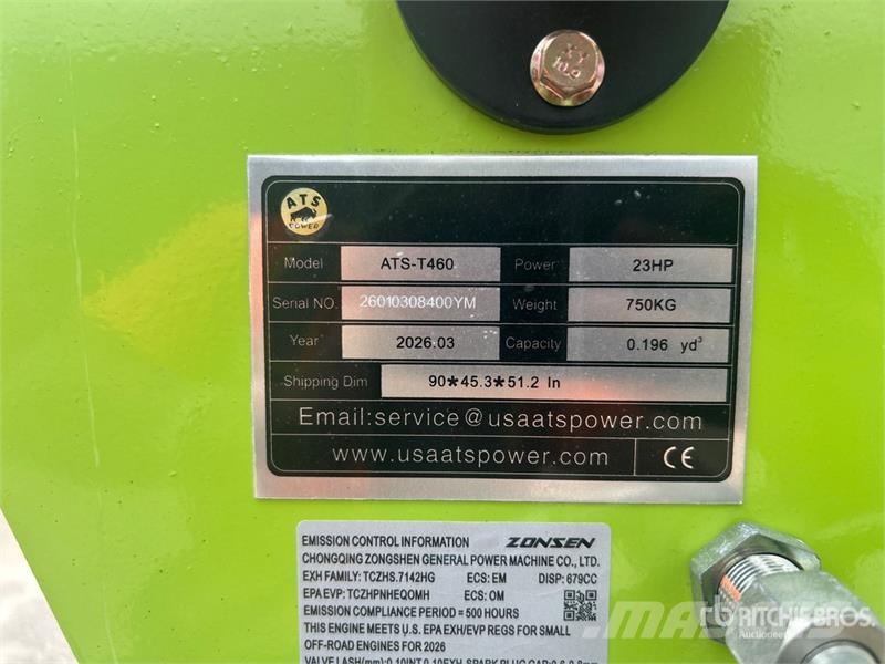 ATS -T460 Two-Speed Mini Skid Steer Loader لوادر انزلاقية التوجيه