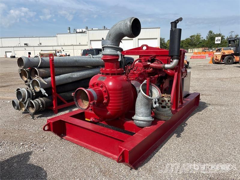 Barnes NS200CCD Skid-Mounted Water Pump Pompa idraulica