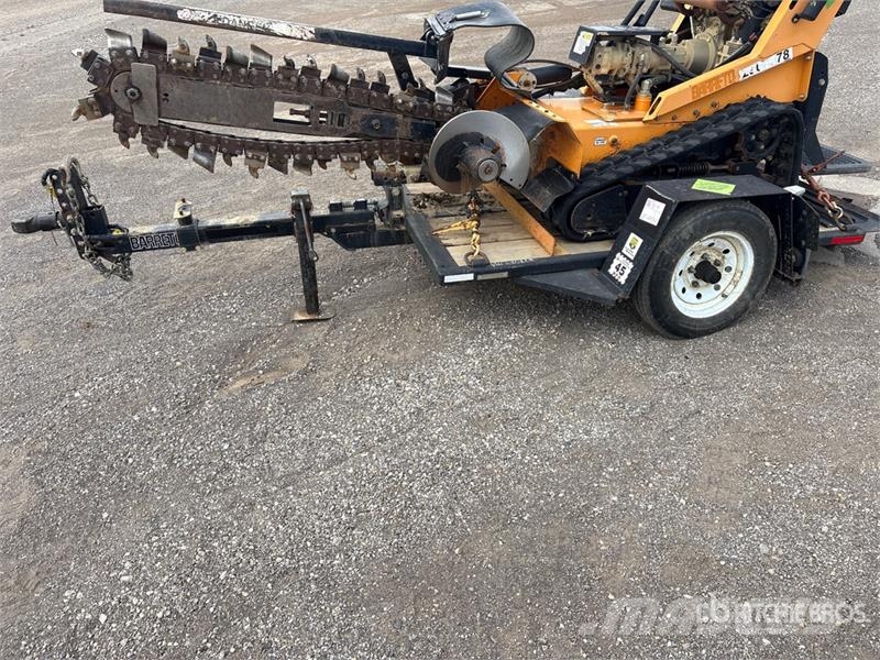 Barreto E2036RTKH-6MS Tracked Trencher w/2018 Barreto Trai Канавокопачі