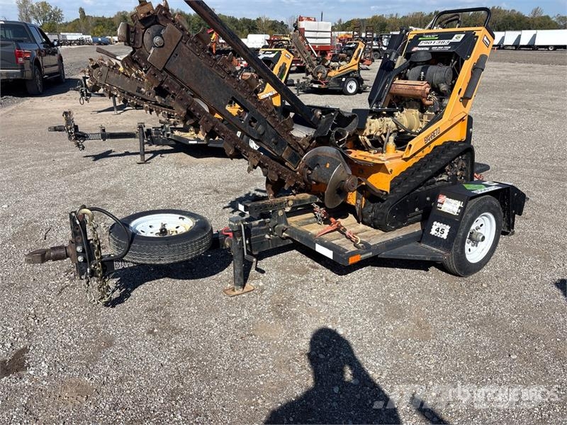 Barreto E4X6TBT 6 ft S/A Trencher Trailer Blokvogn