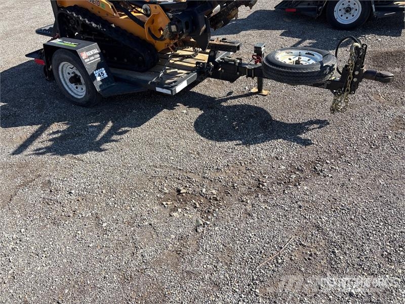Barreto E4X6TBT 6 ft S/A Trencher Trailer Blokvogn