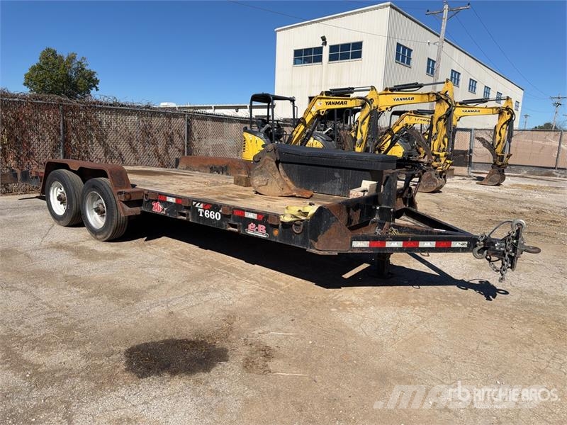 Behnke CBCT2020E-S-10K 10 ton 20 ft T/A Equipment Trailer Autotransporter prikolice