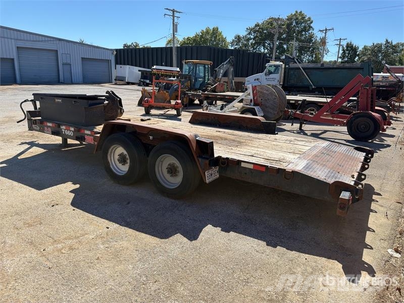 Behnke CBCT2020E-S-10K 10 ton 20 ft T/A Equipment Trailer Autotransporter prikolice
