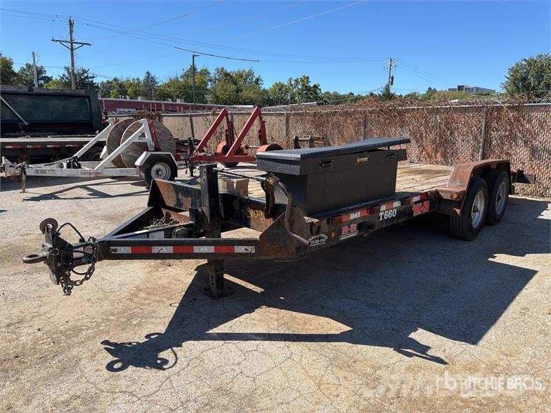Behnke CBCT2020E-S-10K 10 ton 20 ft T/A Equipment Trailer Autotransporter prikolice