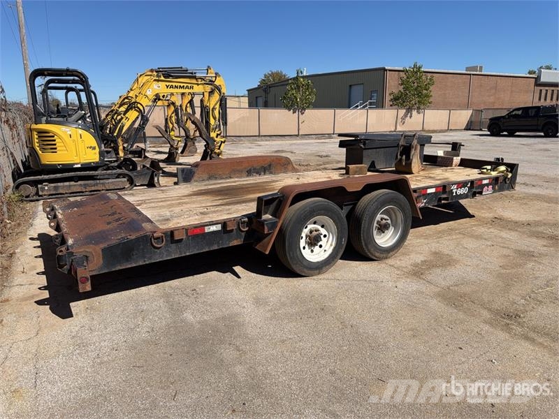 Behnke CBCT2020E-S-10K 10 ton 20 ft T/A Equipment Trailer Autotransporter prikolice