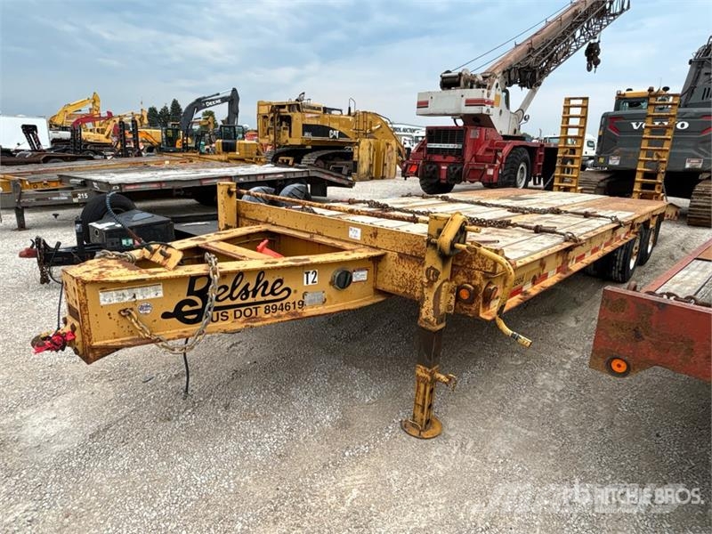 Belshe T-10 28 ft T/A Equipment Trailer Ρυμούλκες μεταφοράς οχημάτων