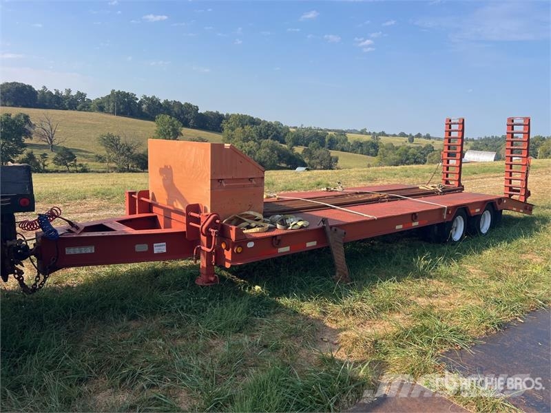 Belshe T10 26 ft T/A Equipment Trailer Oprijwagen