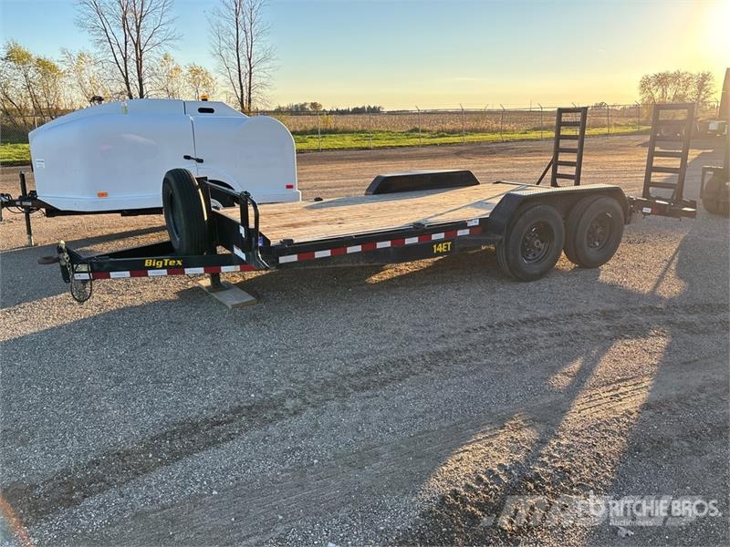 Big Tex 14ET-18BK-KR 18 ft T/A Equipment Trailer Auto pārvadāšanas treileri