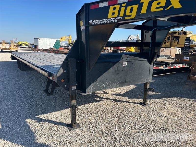 Big Tex 16GN-35D5A-MRBK 35 ft T/A Gooseneck Flatbed Traile 平板式/側卸式拖車