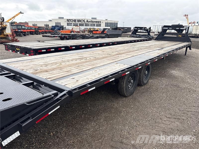 Big Tex 40 ft T/A Gooseneck Equipment Trailer Reboques de transporte Auto