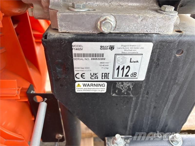 Billy Goat F1402V Leaf Blower Oprema za uklanjanje ruševina
